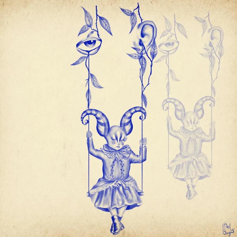 The Swing as an A3 art print